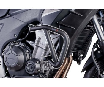 ENGINE GUARDS FOR HONDA CB400X 2013-2018- BLACK ENGINE GUARDS FOR HONDA CB400X 2013-2018- BLACK